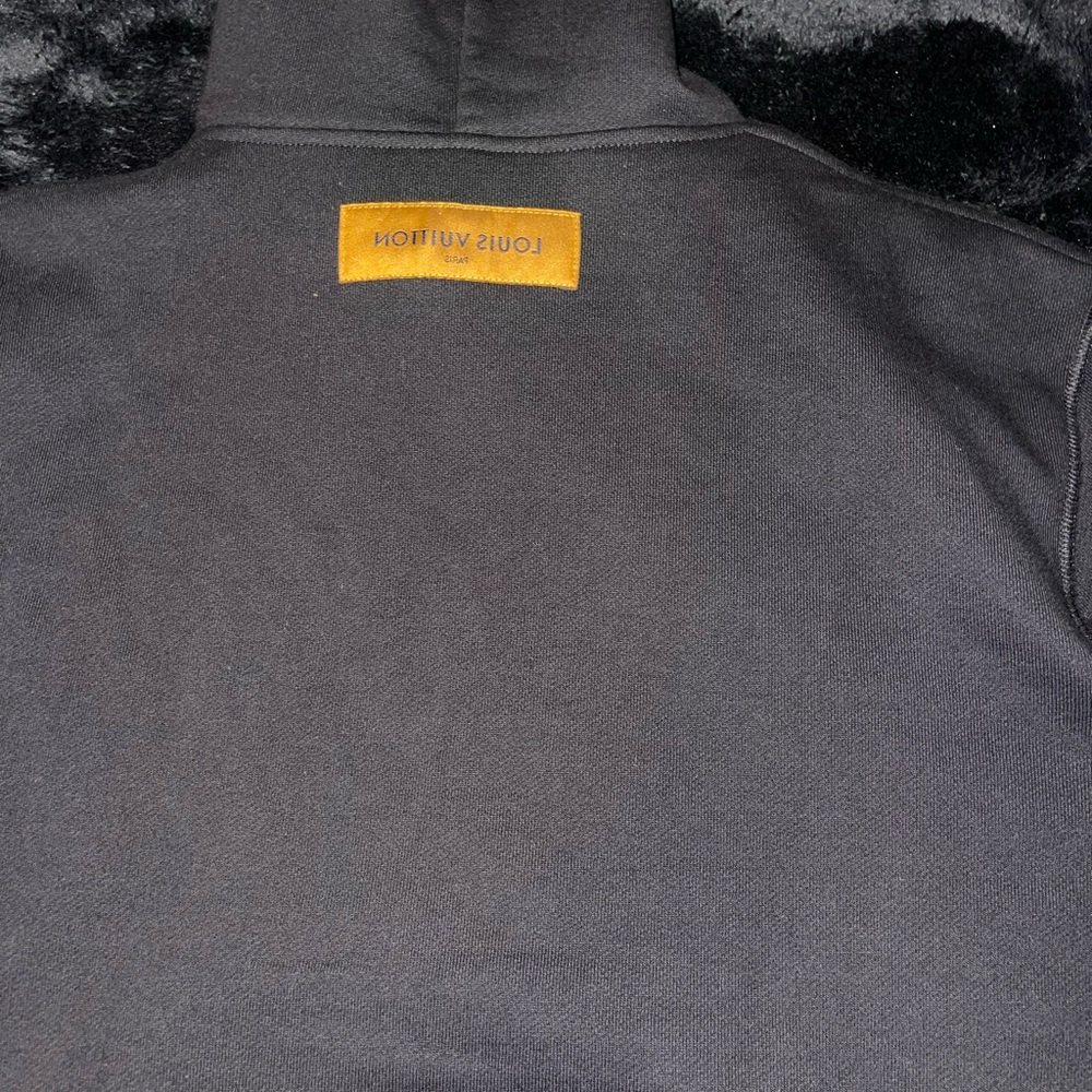 Black on black staples edition Mens Louis Vuitton hoodie size XS never washed